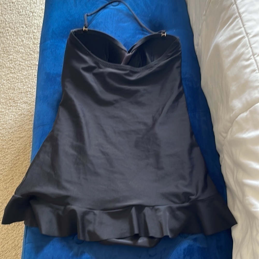 Kenneth Cole Reaction Black One-Piece Swimsuit Sz. 4 - Picture 11 of 16